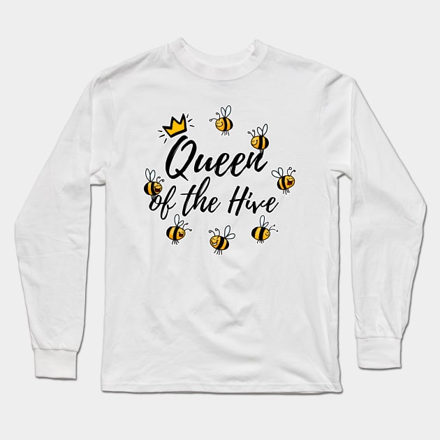 Queen of the Hive Long Sleeve T-Shirt by Corrie Kuipers